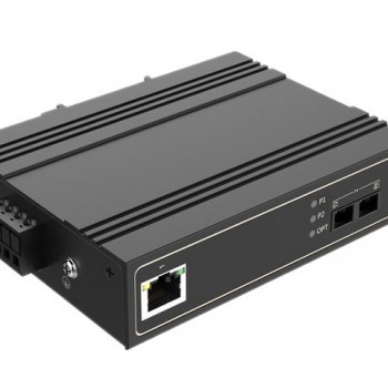 漢源高科HY5700-4511G-SC20千兆1光1電寬溫工業級光纖收發器 工業通信的穩定基石